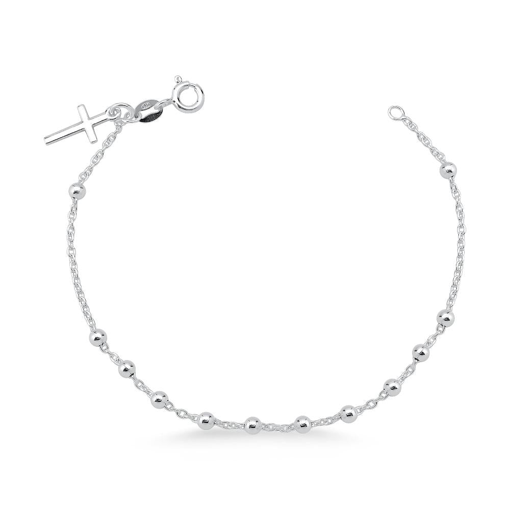 PULSEIRA TERÇO DE PRATA