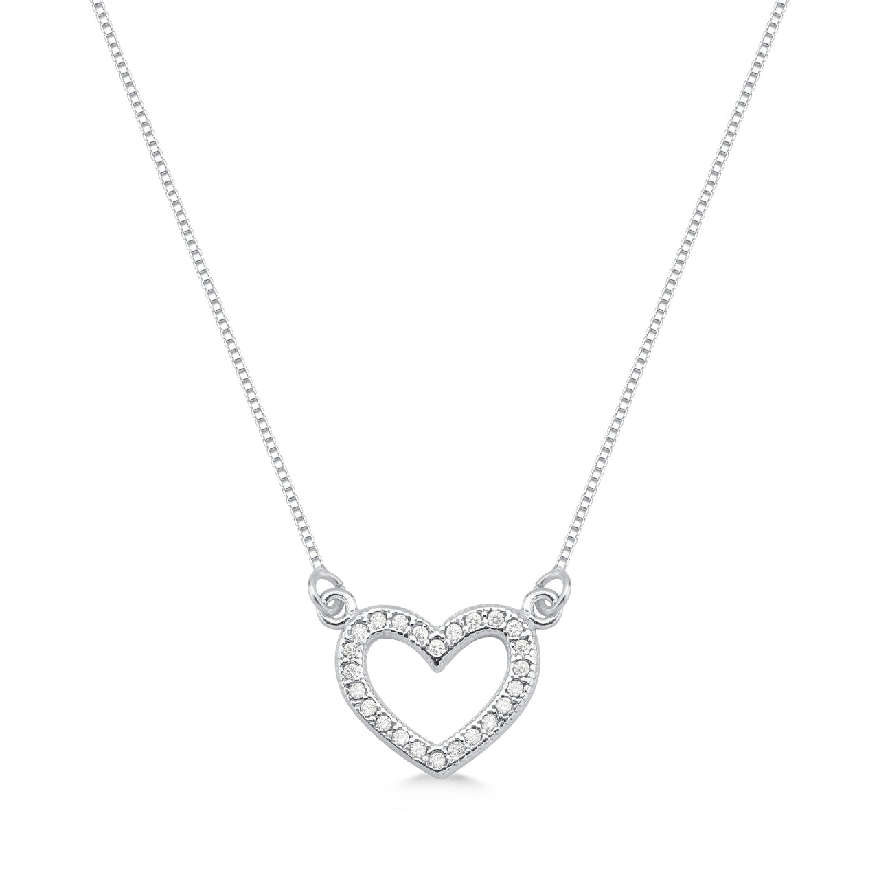 PRESENTE PARA MEU AMOR E NAMORADA COLAR DE PRATA CORAÇÃO