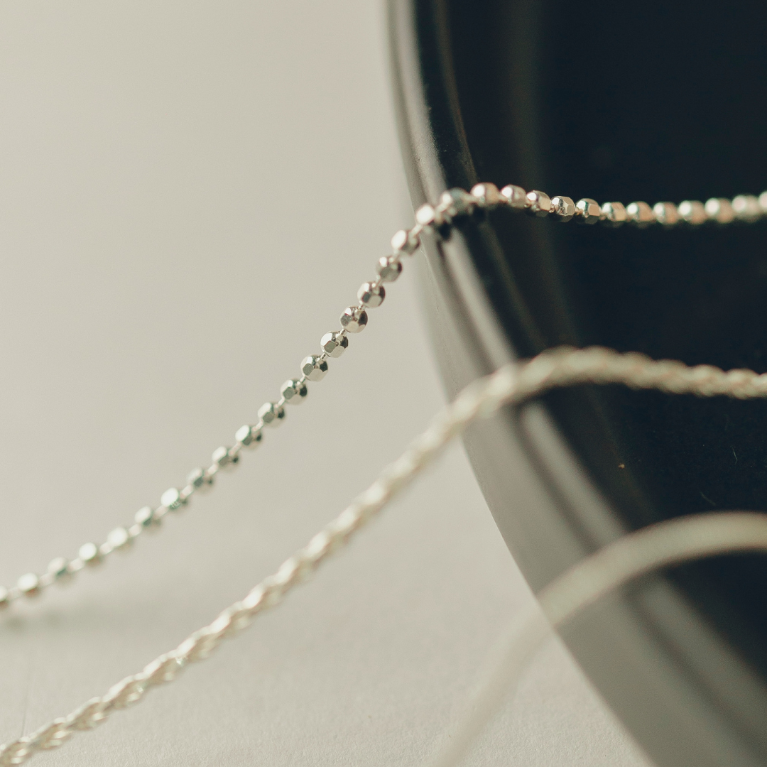 PULSEIRA DE PRATA BOLINHA DIAMANTADA