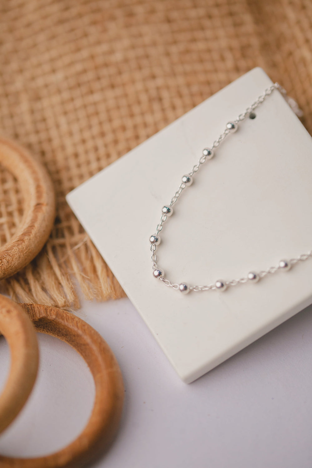 PULSEIRA TERÇO DE PRATA